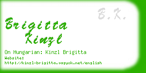 brigitta kinzl business card